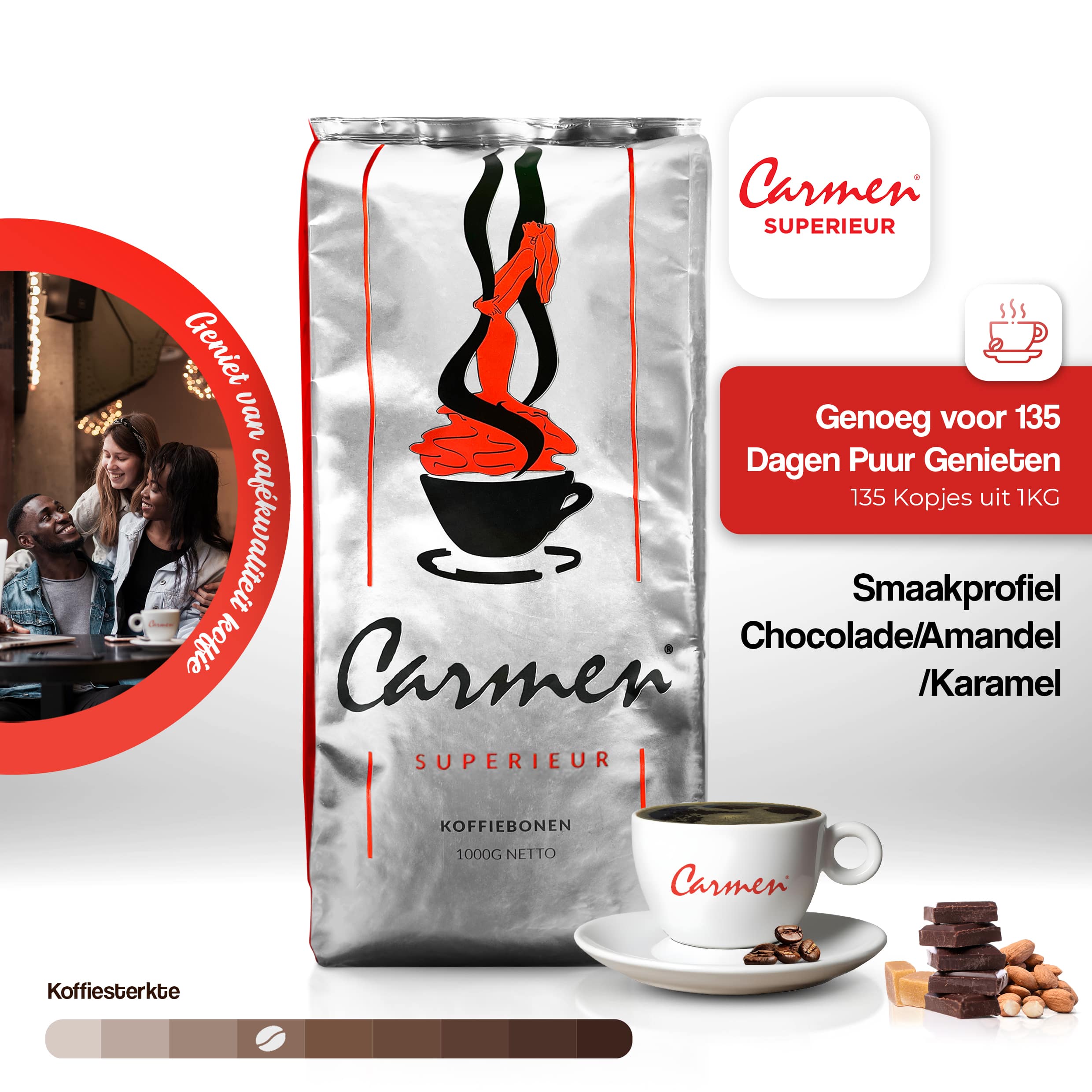 Carmen Superieur Luxe Koffiebonen
